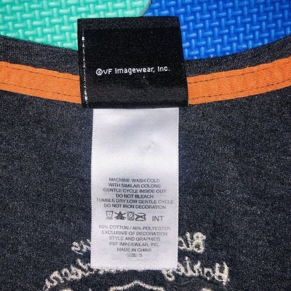 Harley Davidson Size Small Widow Port Charlotte FL Short Sleeve Top T-Shirt Tee - Picture 5 of 10